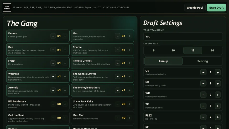 Always Drafting screenshot