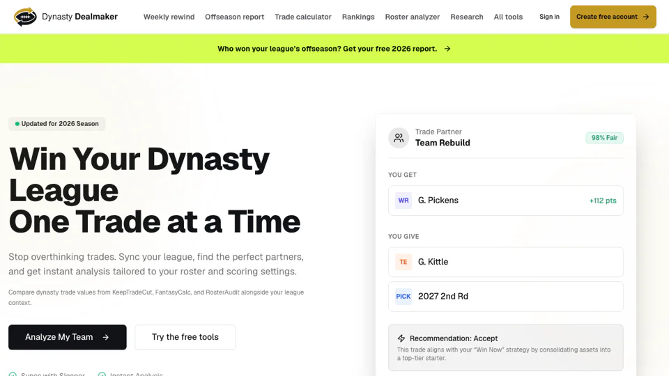 Dynasty Dealmaker screenshot