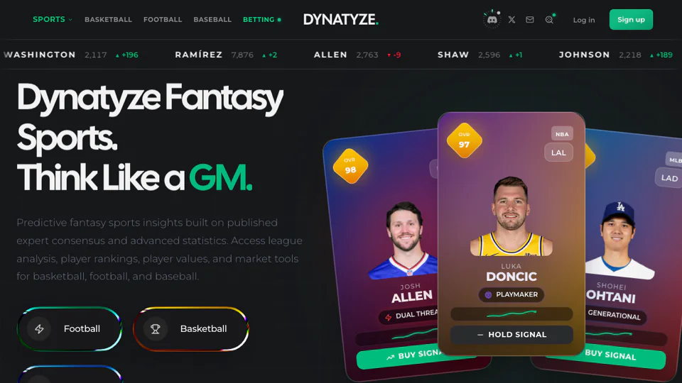 Dynatyze screenshot
