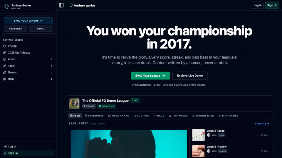Fantasy Genius screenshot