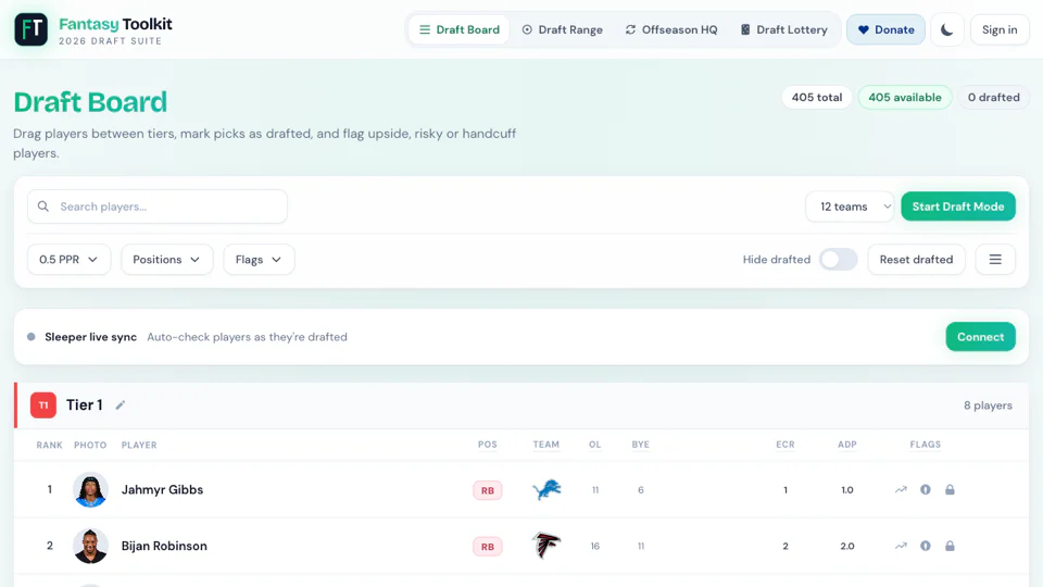 Fantasy Toolkit screenshot
