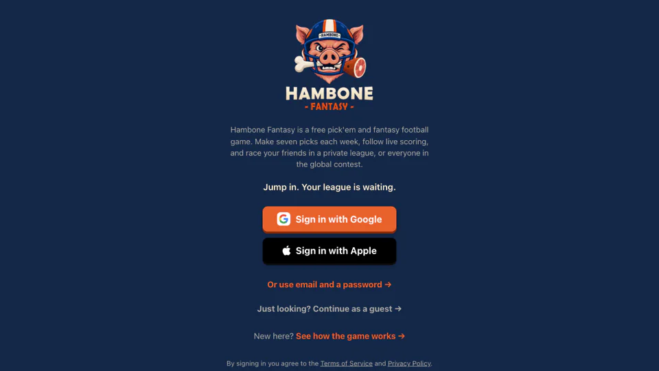 Hambone Fantasy screenshot