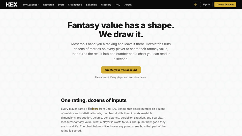 HexMetrics screenshot