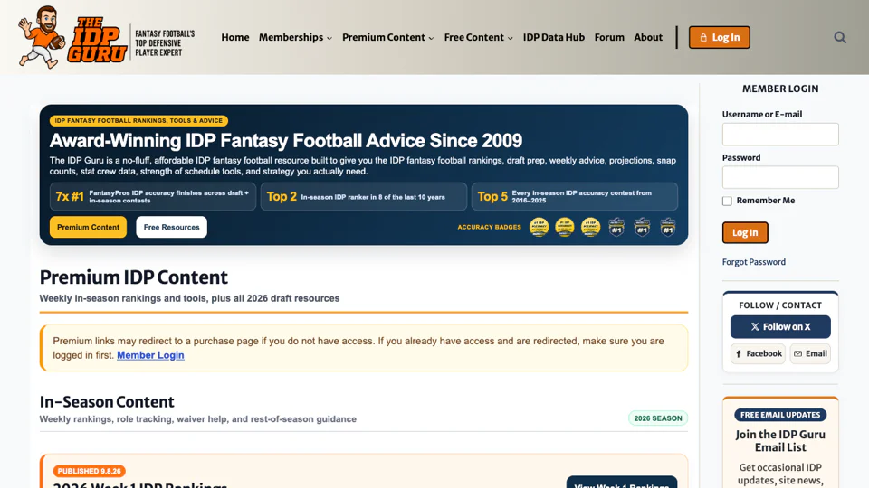 The IDP Guru screenshot