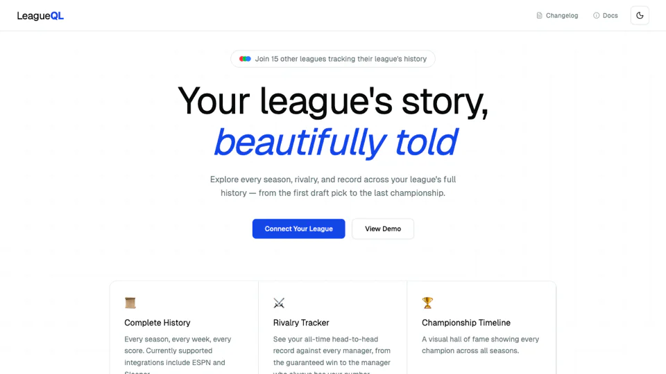 LeagueQL screenshot