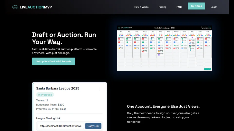 LiveAuctionMVP screenshot