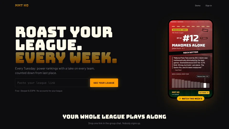 MMT HQ screenshot