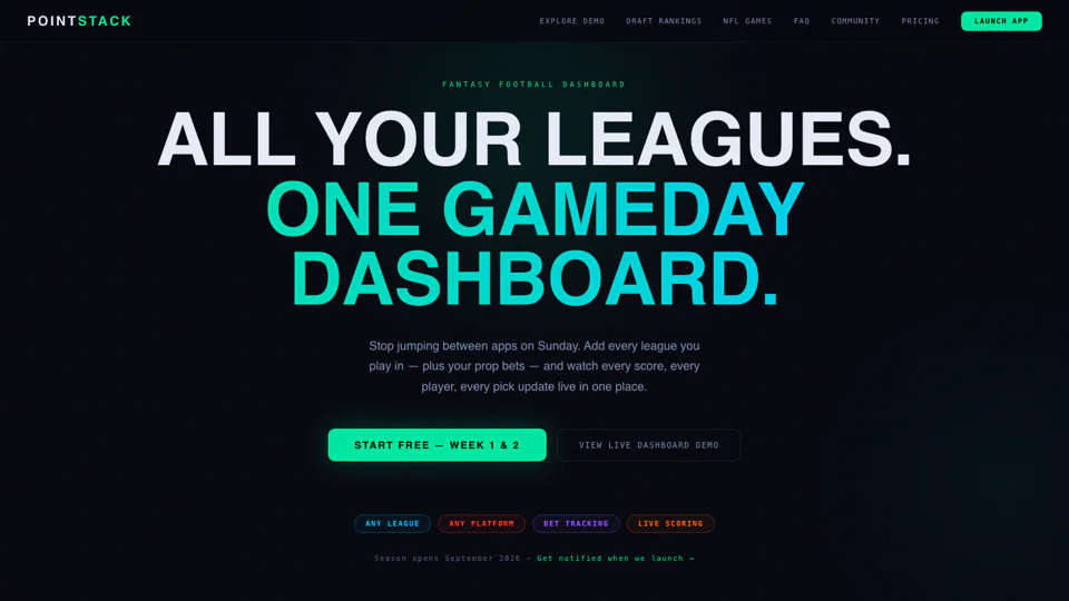 PointStack screenshot