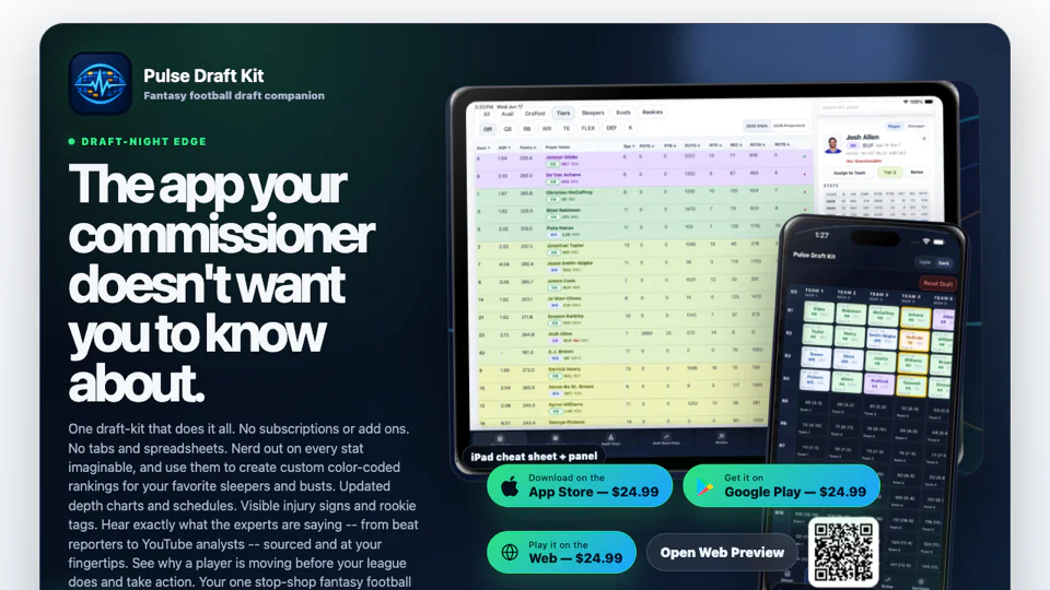 Pulse Draft Kit screenshot