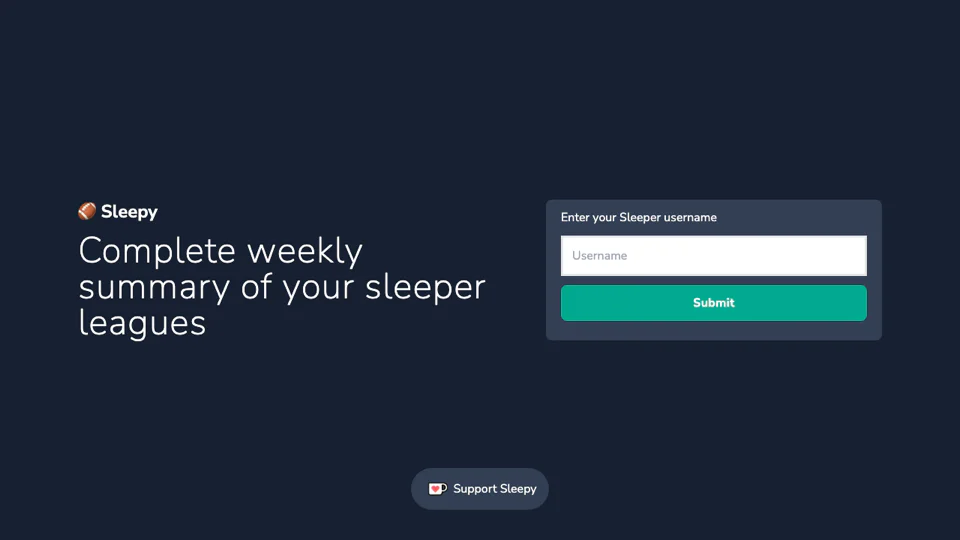Sleepy screenshot