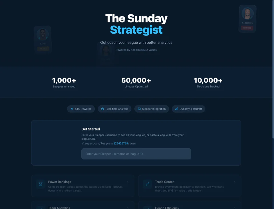 The Sunday Strategist screenshot