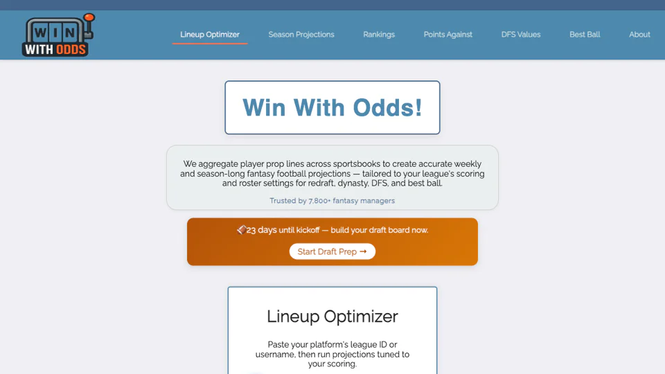 WinWithOdds screenshot