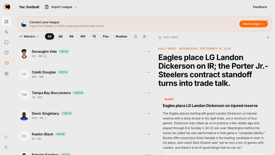 Yac screenshot